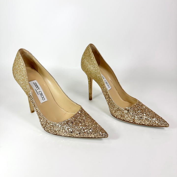 Jimmy Choo Love 100mm Glitter Pump - Women’s 7.5