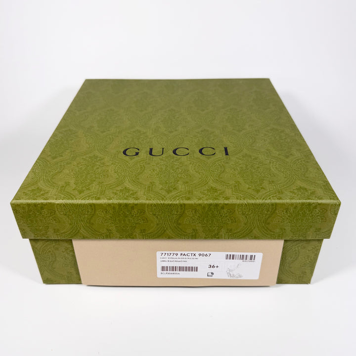 Gucci Damita GG Eyelet Wedge Heel - Women’s 6.5