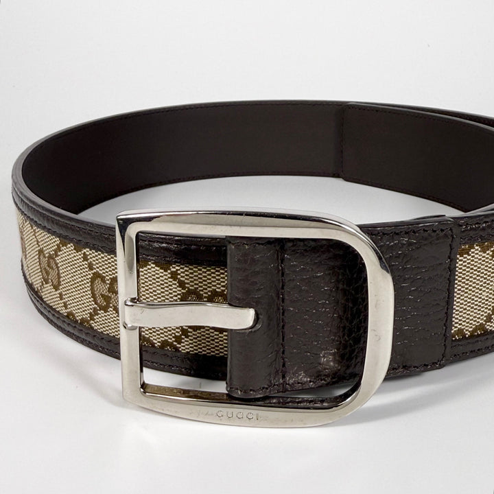 Gucci Canvas GG Supreme Belt 80 32