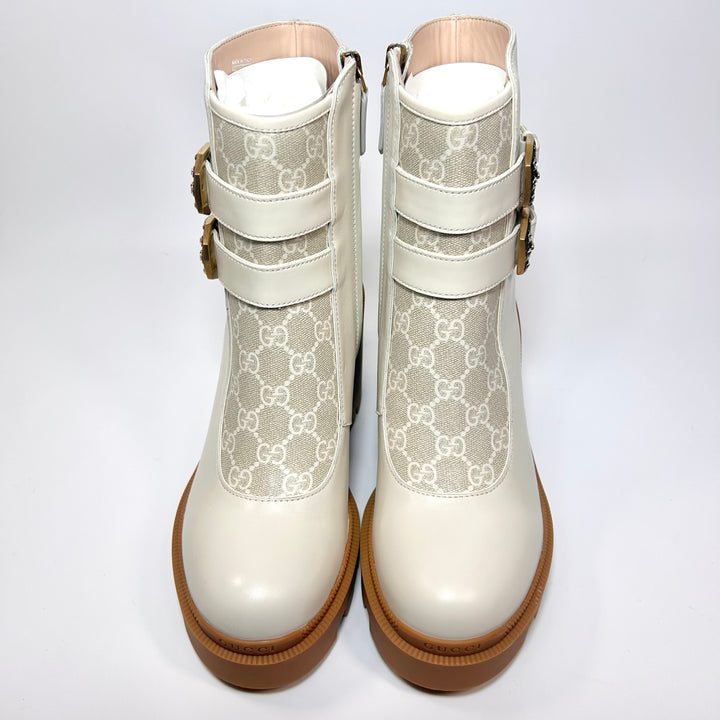 Gucci GG Supreme Kensington Nappa Monogram Boot - Women’s 11.5