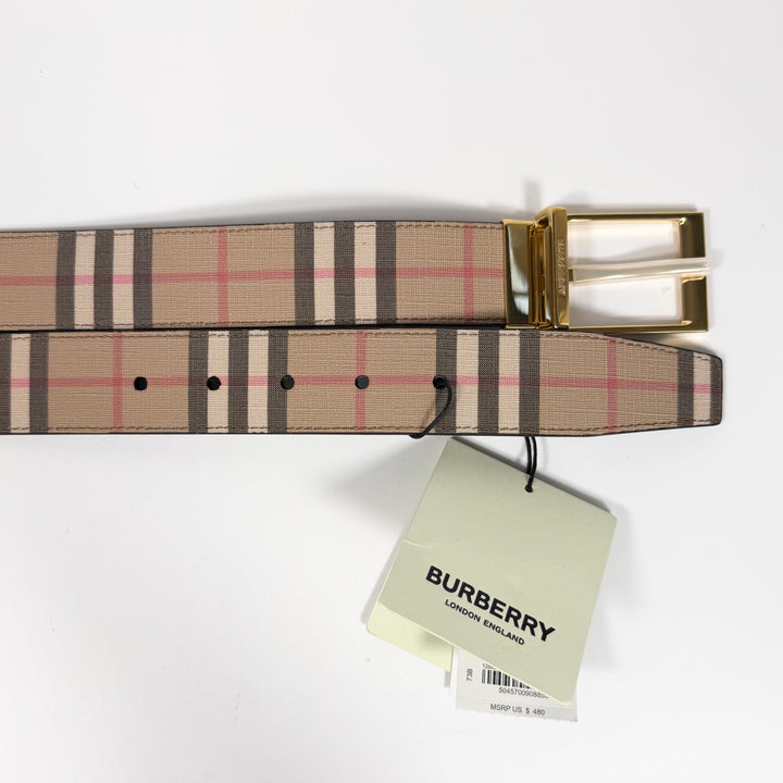 Burberry Louis Check Belt 95 38