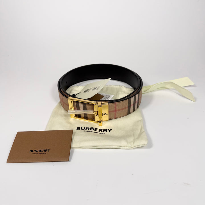 Burberry Louis Check Belt 95 38
