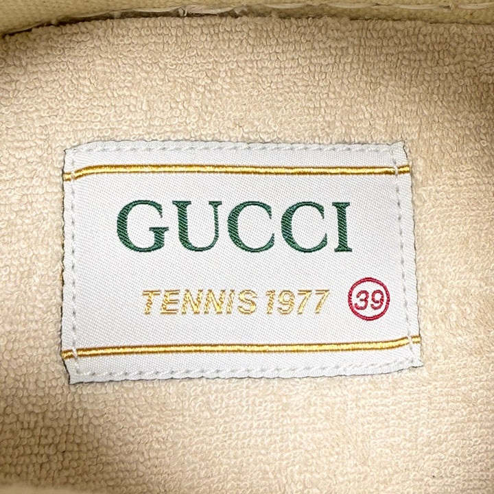 Gucci Canvas GG High Top Sneaker - Women’s 9