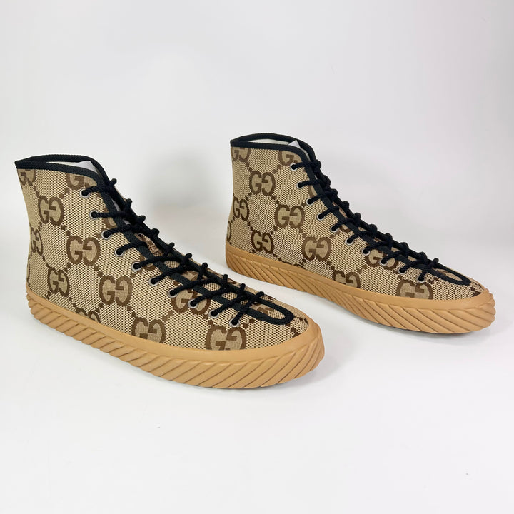 Gucci Canvas Maxi GG High Top Sneaker - Men’s 13.5