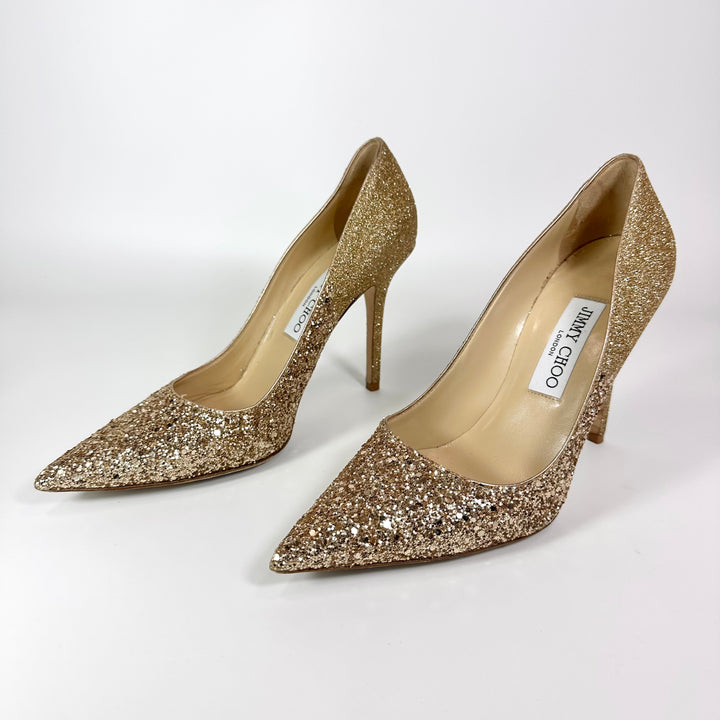 Jimmy Choo Love 100mm Glitter Pump - Women’s 7.5