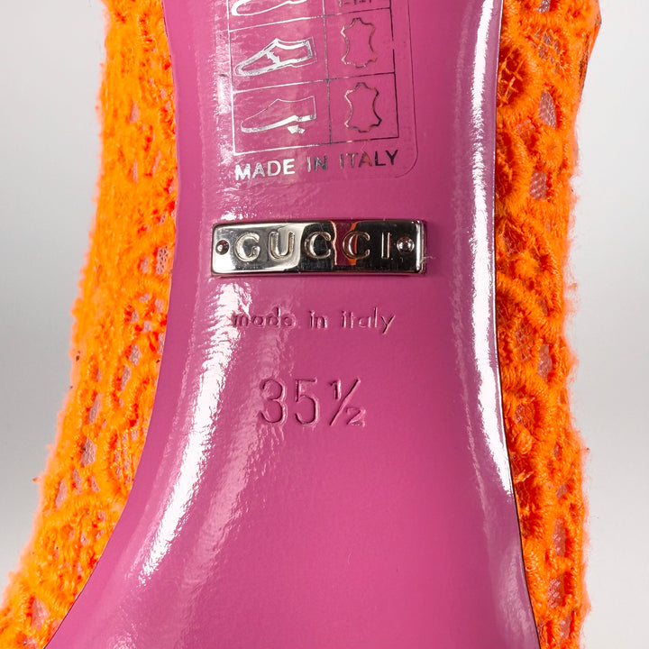 Gucci Corded Lace Virginia Heel - Women’s 5.5