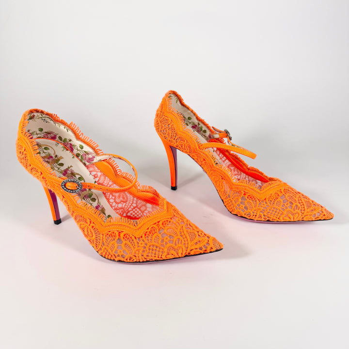 Gucci Corded Lace Virginia Heel - Women’s 5.5