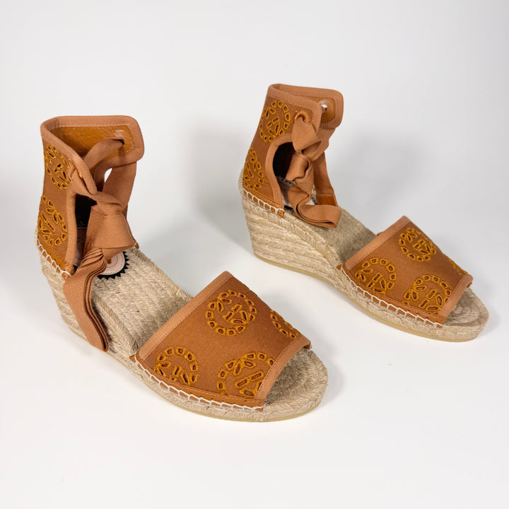 Gucci Damita GG Eyelet Wedge Heel - Women’s 7