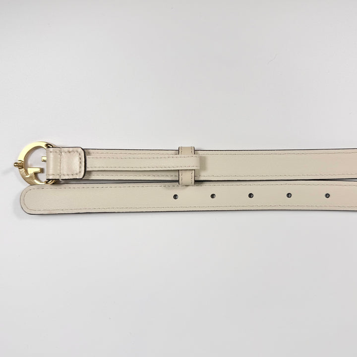 Gucci Blondie Smooth Leather Thin Belt 95 38