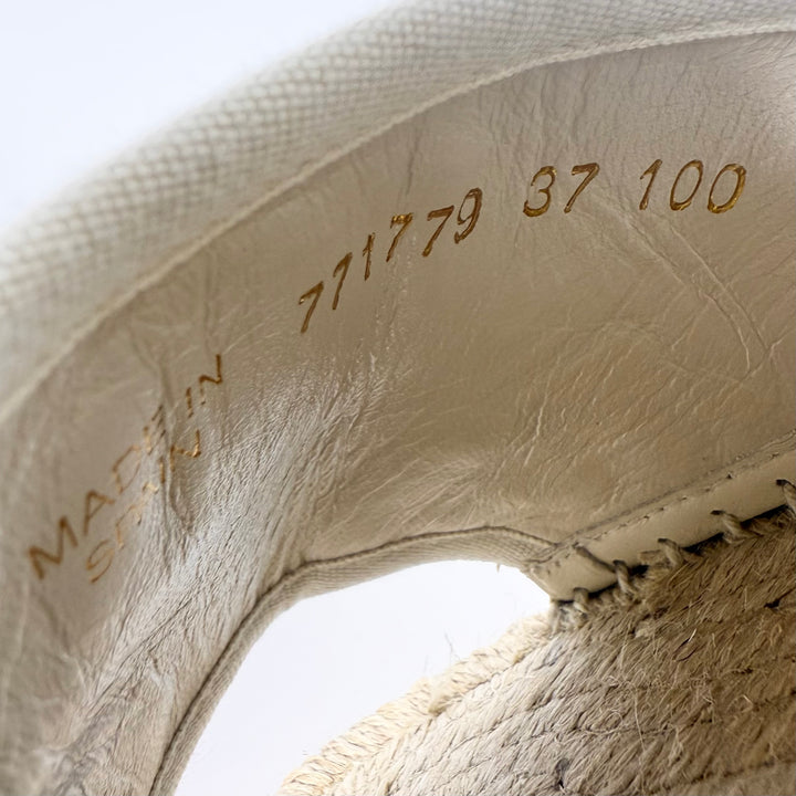 Gucci Damita GG Eyelet Wedge Heel - Women’s 7