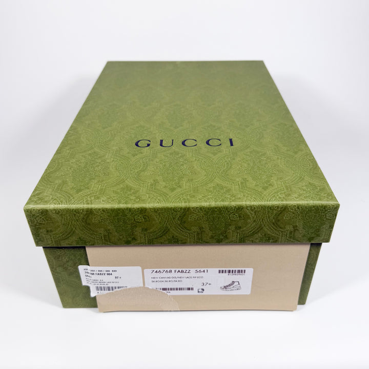 Gucci Canvas GG Supreme High Top Sneaker - Women’s 7.5