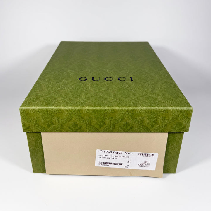 Gucci Canvas GG High Top Sneaker - Women’s 9