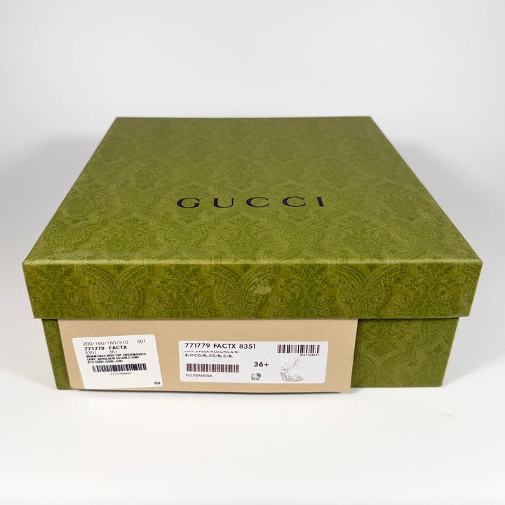 Gucci Damita GG Eyelet Wedge Heel - Women’s 6.5