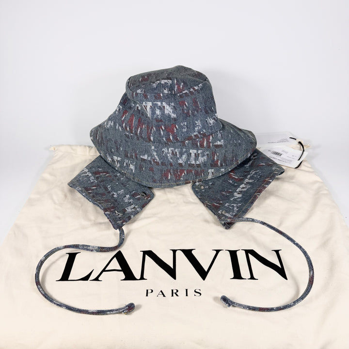 Lanvin Blue Future Edition Denim Fisherman Bucket Hat