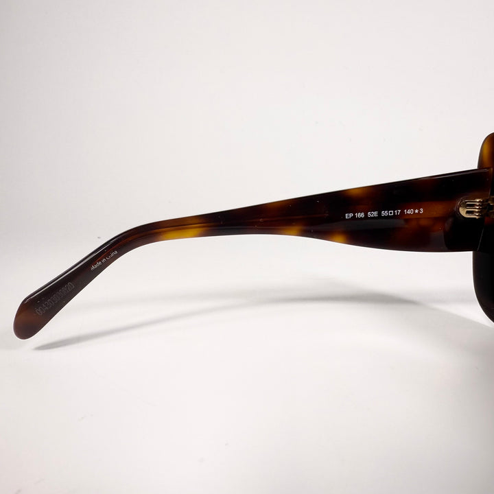 Emilio Pucci Rhinestone Logo Square Sunglasses