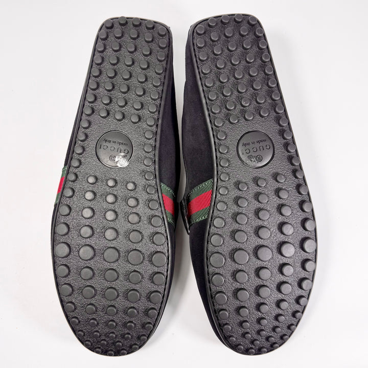 Gucci Suede Web Driver Loafer - Men’s 13