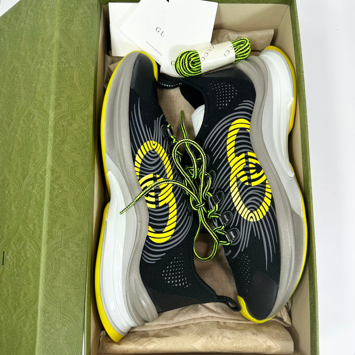 Gucci Technical Knit GG Run Sneaker - Women’s 6
