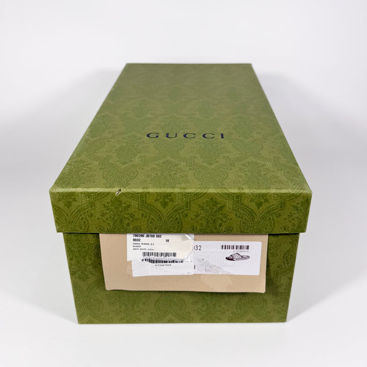Gucci Web Rubber Pool Slide - Men’s 10.5