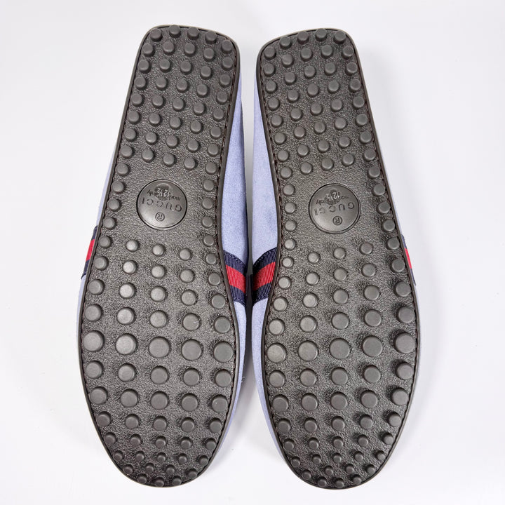 Gucci Suede Web Driver Loafer - Men’s 13