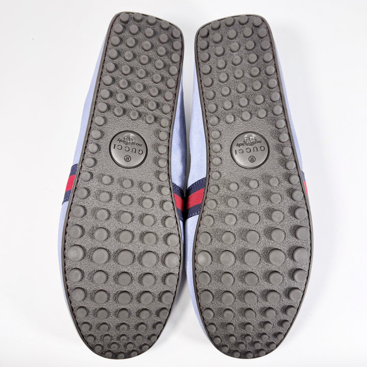 Gucci Suede Web Driver Loafer - Men’s 14