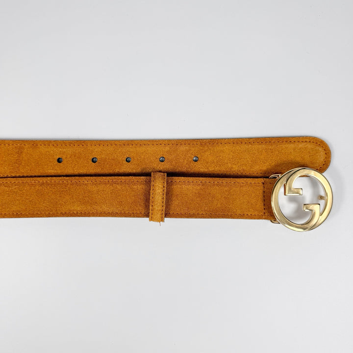 Gucci Blondie Suede Belt 100 40