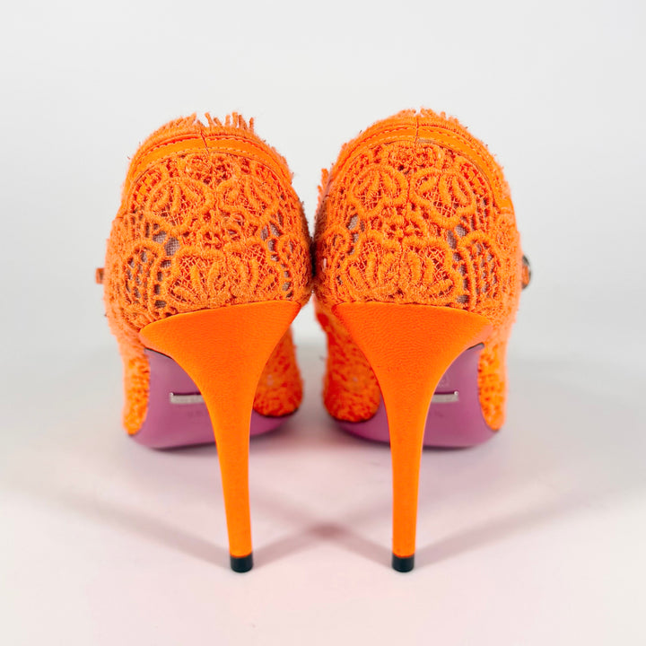 Gucci Corded Lace Virginia Heel - Women’s 5.5