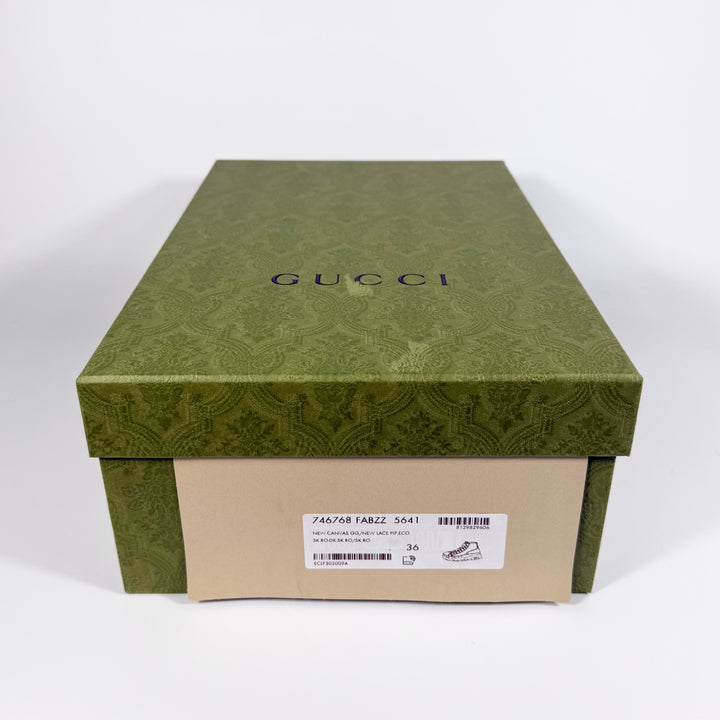 Gucci Canvas GG Supreme High Top Sneaker - Women’s 6