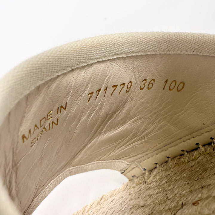 Gucci Damita GG Eyelet Wedge Heel - Women’s 6