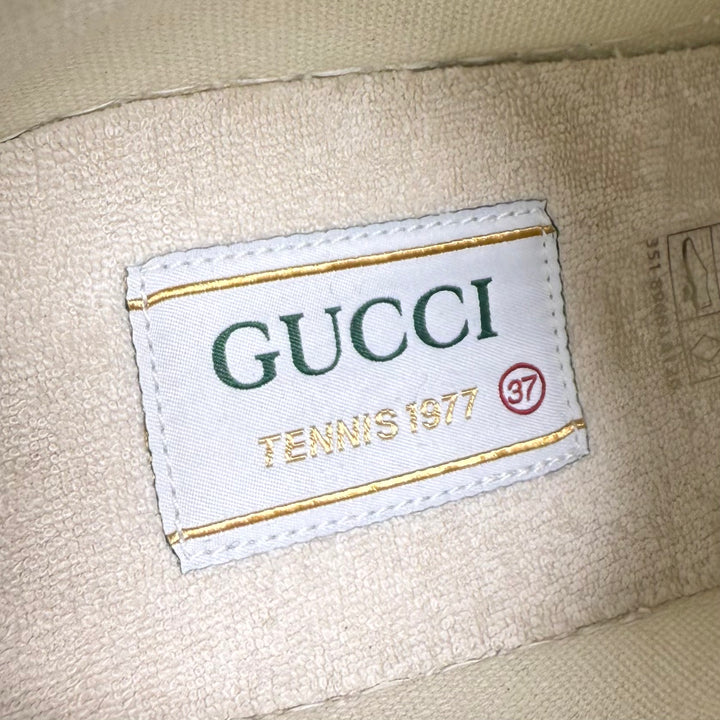 Gucci Canvas GG Supreme High Top Sneaker - Women’s 7