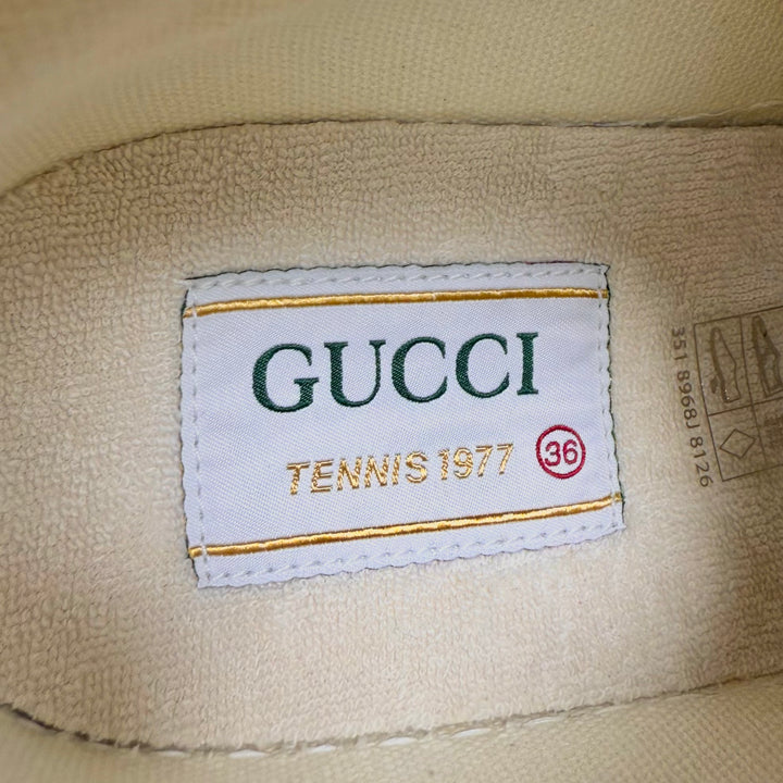 Gucci Canvas GG Supreme High Top Sneaker - Women’s 6