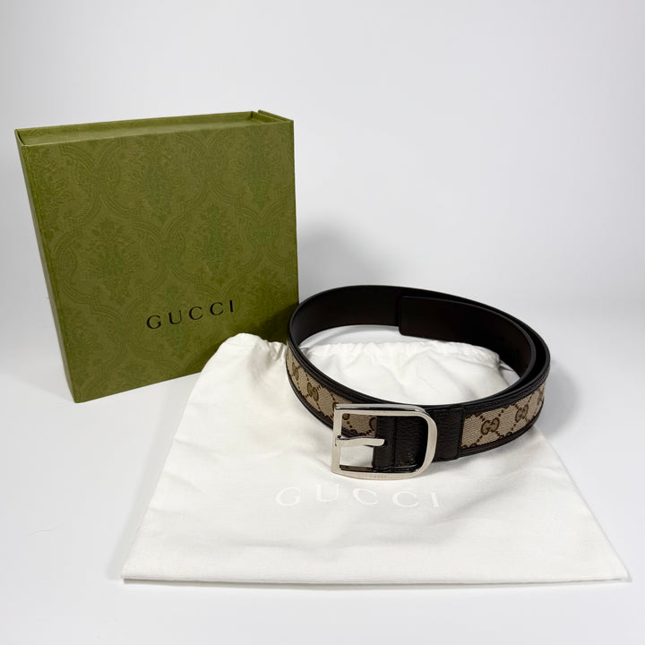 Gucci Canvas GG Supreme Belt 80 32