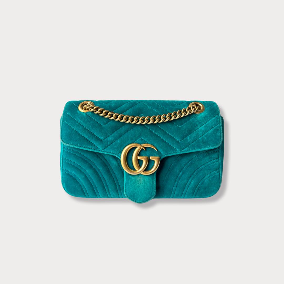 Gucci GG Marmont mini quilted-velvet cross-body bag  Gucci green bag, Gucci  crossbody bag, Gucci dyonisus bag