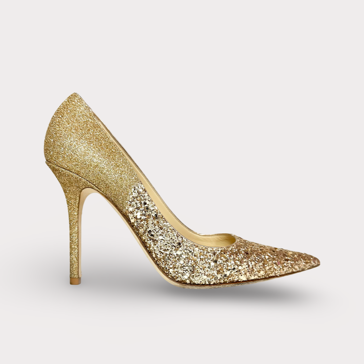 Jimmy Choo Love 100mm Glitter Pump - Women’s 7.5