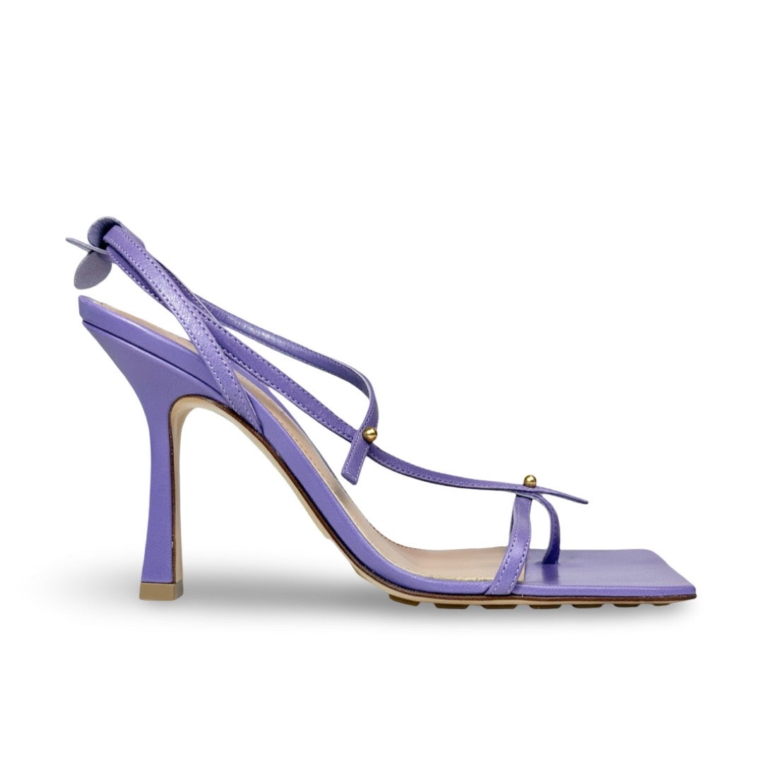 Bottega Veneta Studded Square Toe Stretch Heel - Women's 5