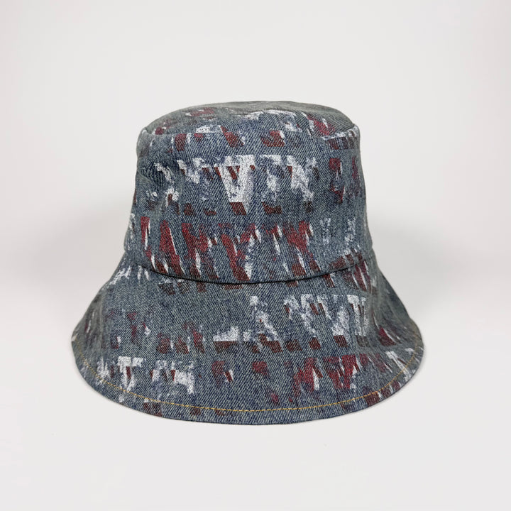 Lanvin Blue Future Edition Denim Fisherman Bucket Hat