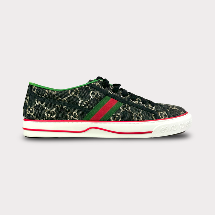 Gucci Denim Tennis 1977 Low Top Sneaker - Men’s 13.5