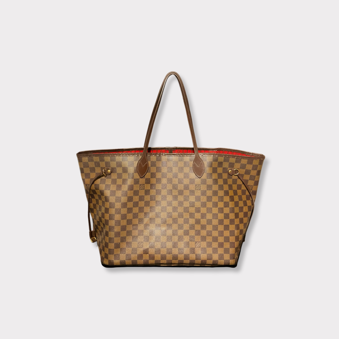 Authentic Louis Vuitton Neverfull GM Tote Damier Ebene Proof of