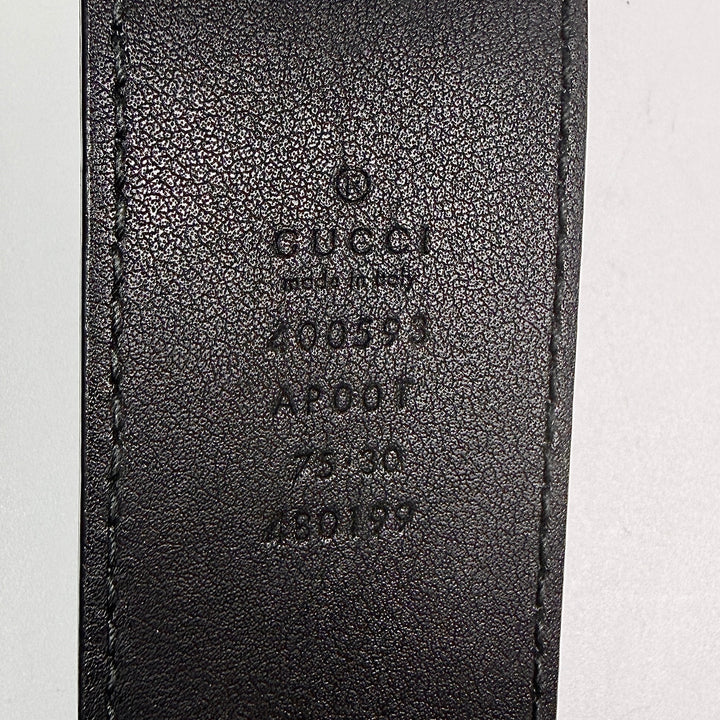 Gucci GG Marmont Smooth Leather Belt 75 30