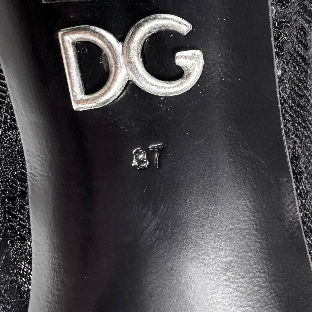 Dolce & Gabbana Mary Jane Stretch Lace Heel - Women’s 7