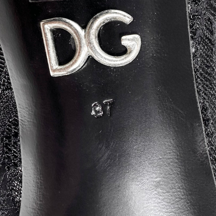 Dolce & Gabbana Mary Jane Stretch Lace Heel - Women’s 7