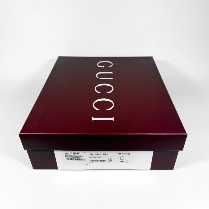 Gucci Suede Horsebit Ankle Boot - Women’s 6.5