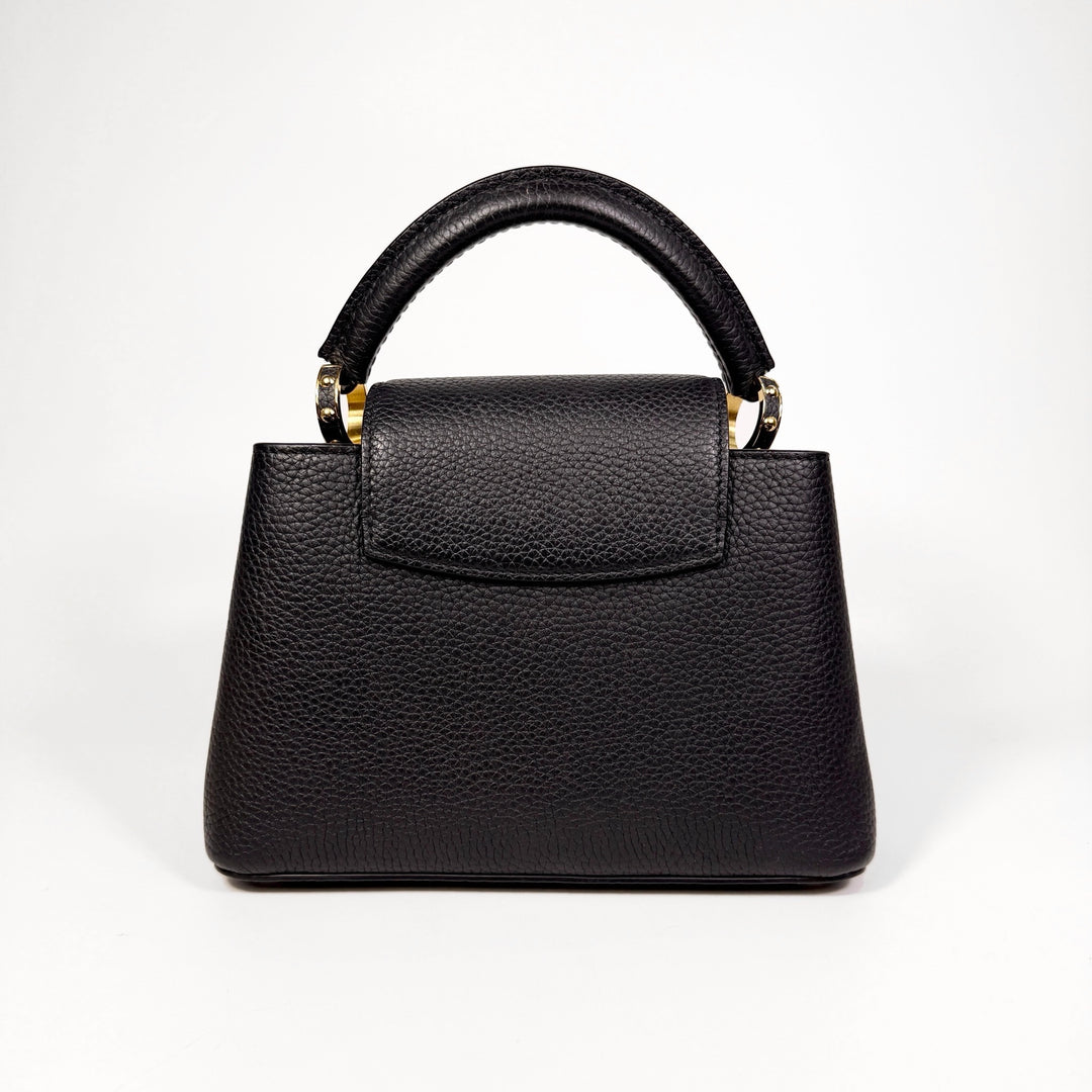 Louis Vuitton Black Taurillon My Capucines