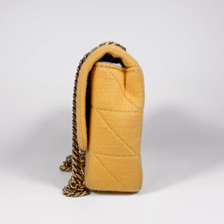 Saint Laurent Jersey Quilted Mini Jamie Bag