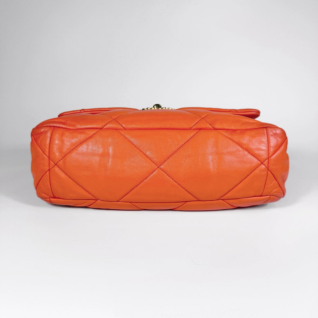 Chanel Quilted Lambskin Large 19 Flap Bag