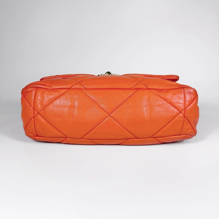 Chanel Quilted Lambskin Large 19 Flap Bag