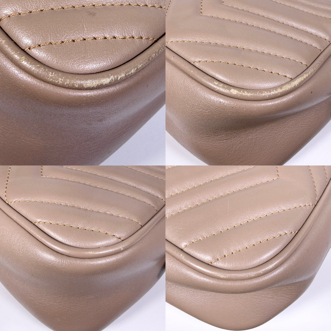 Gucci Matelasse Calfskin Small Marmont Camera Bag