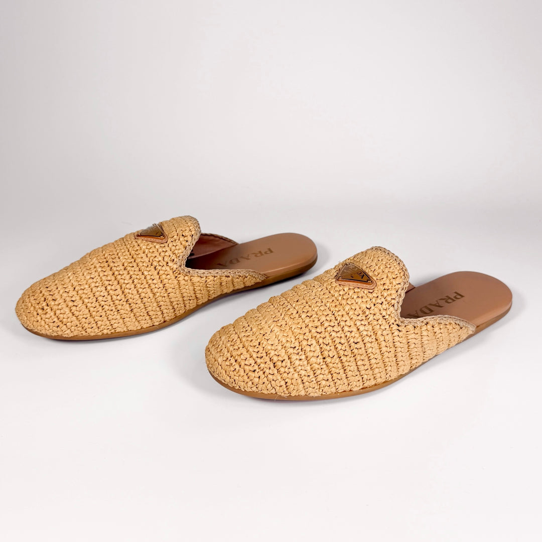 Prada Crochet Slip On Mule - Women’s 7