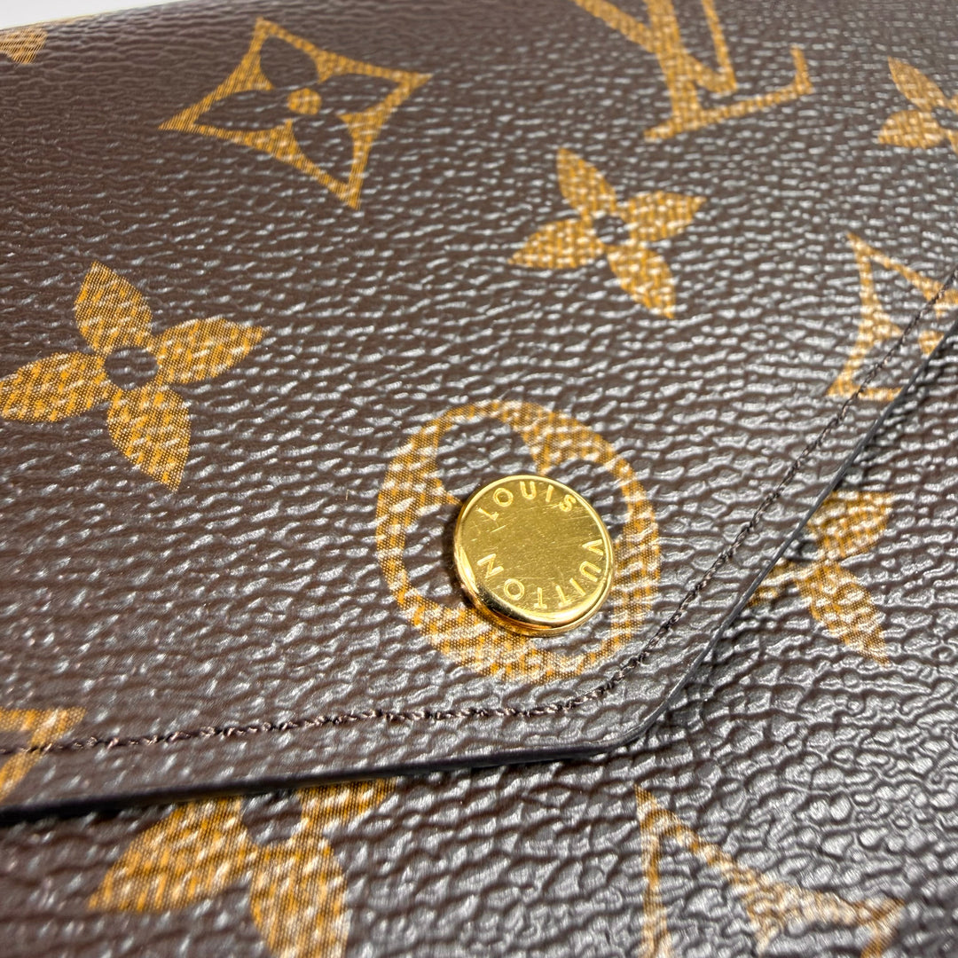 Louis Vuitton Monogram Sarah Wallet Fuchsia