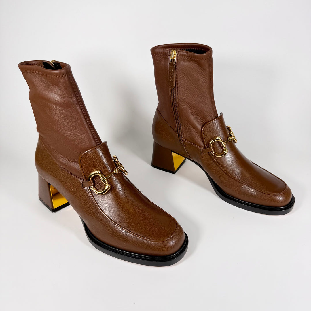 Gucci Horsebit Leather Ankle Boot - Women’s 9