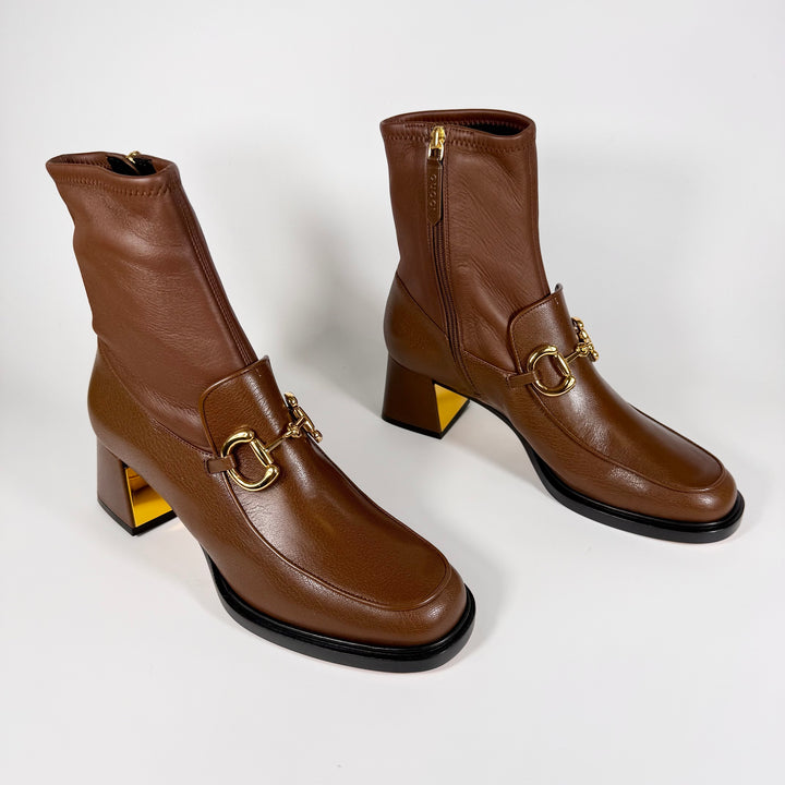 Gucci Horsebit Leather Ankle Boot - Women’s 9